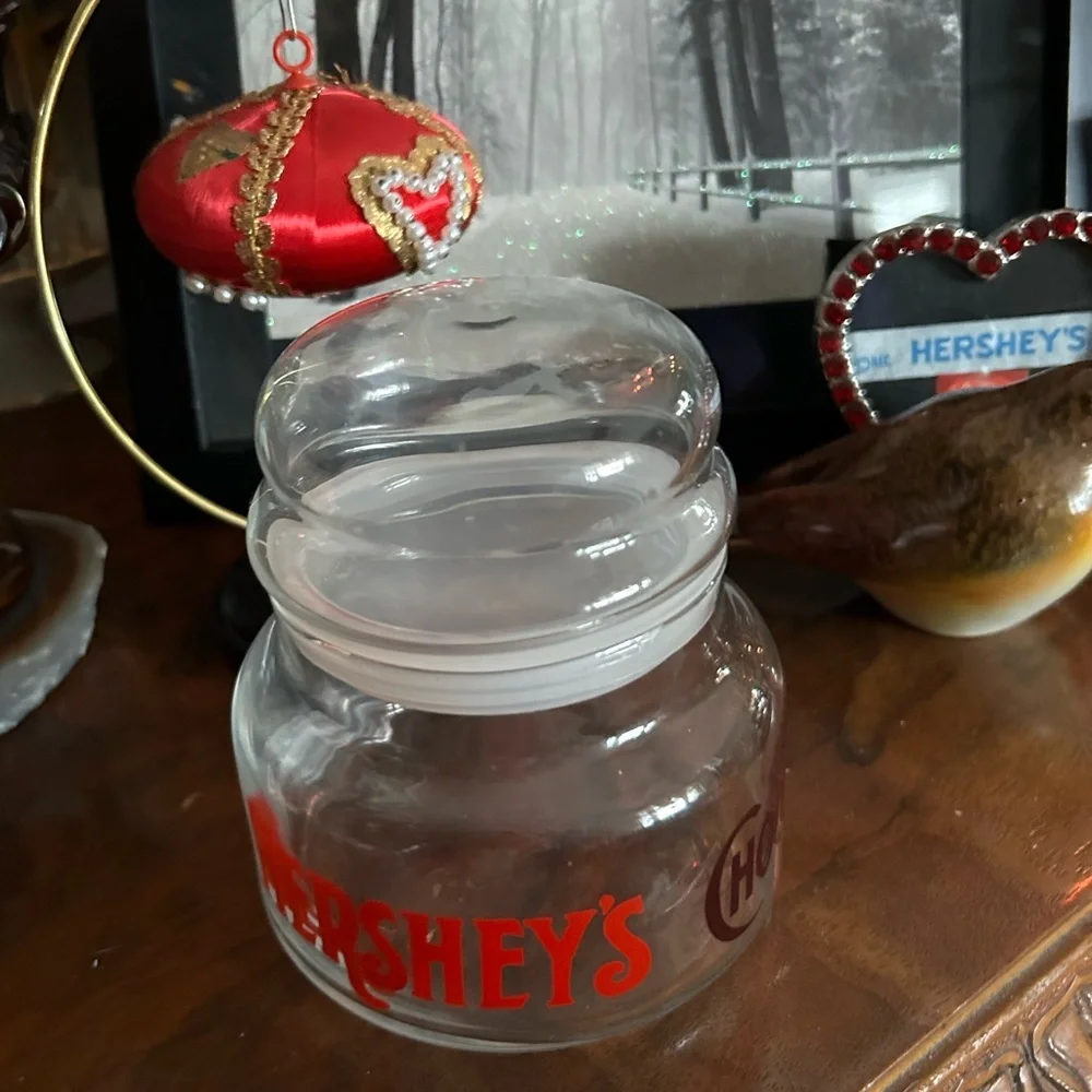 Vintage Hershey’s Chocolate Glass Canister